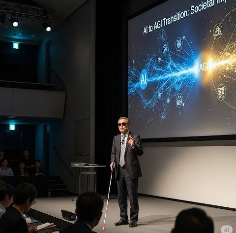 2027年AGIの世界 未来を語るセミナー風景の画像です。