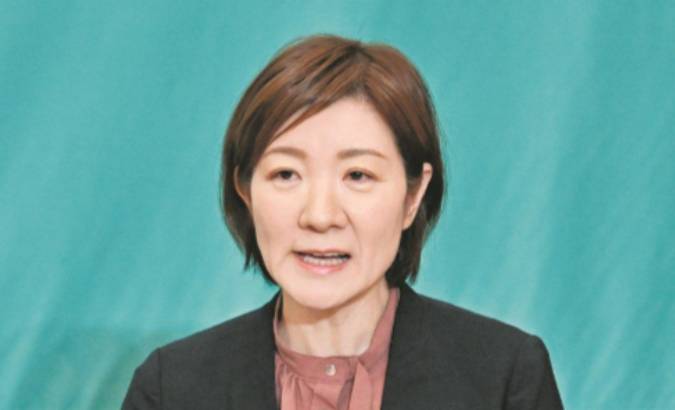 れいわ新撰組共同代表の大石晃子氏の画像です。