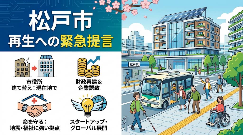 松戸市再生に向けたイメージ画像です。