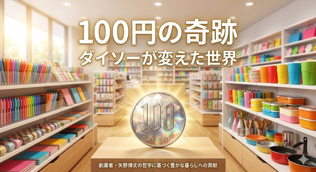 みんなが利用する100円ショップダイソーの店舗内イメージ画像です。
