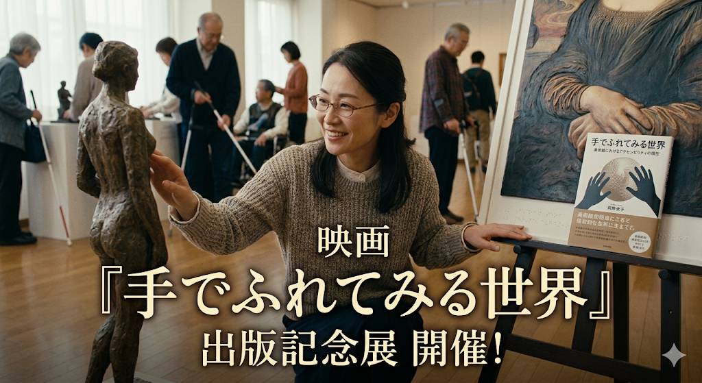 「手でふれてみる世界」出版記念開催イベントをイメージした画像です。