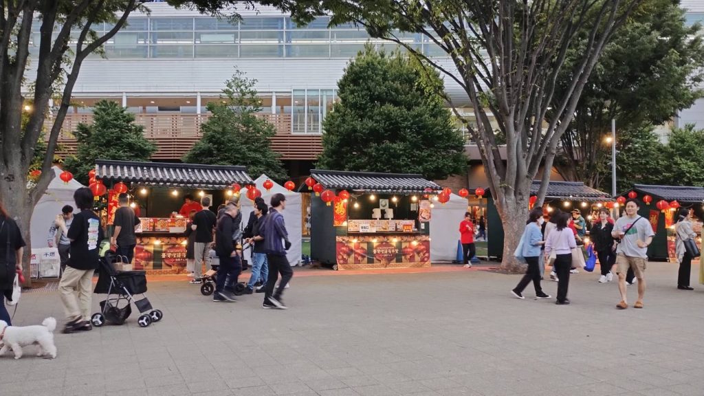 2026年GW流山おおたかの森SC台湾イベント開催中の屋台画像です。