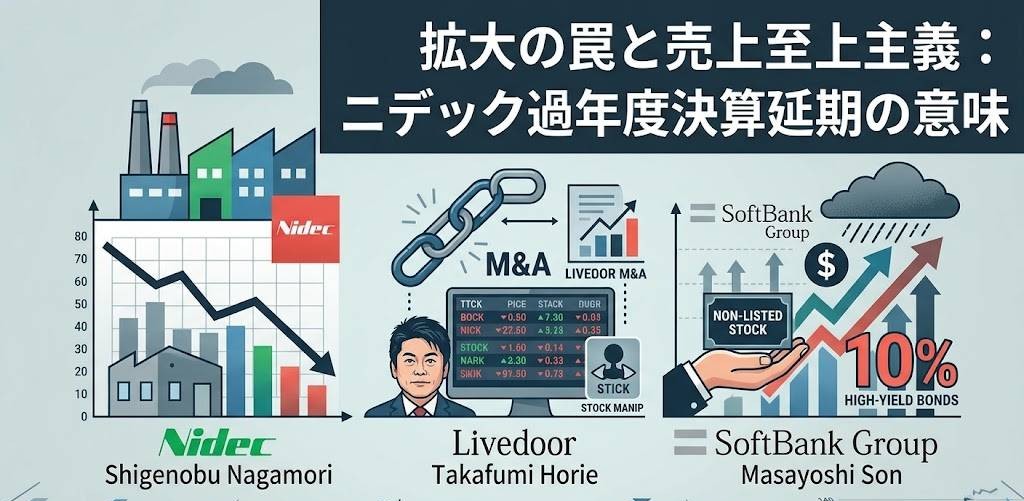 拡大の罠と売上至上主義:ニデックの粉飾決算アイキャッチ画像