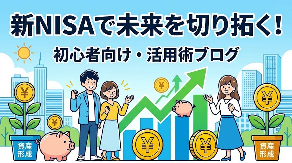 新NISAのイメージをイラスト化した画像です。