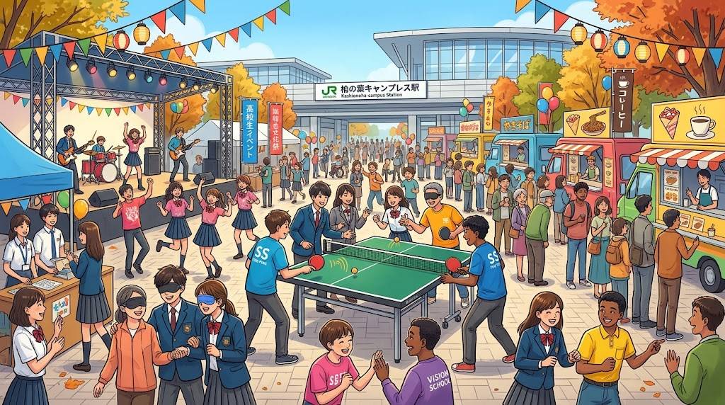 高校生のインクルーシブイベントの画像です。